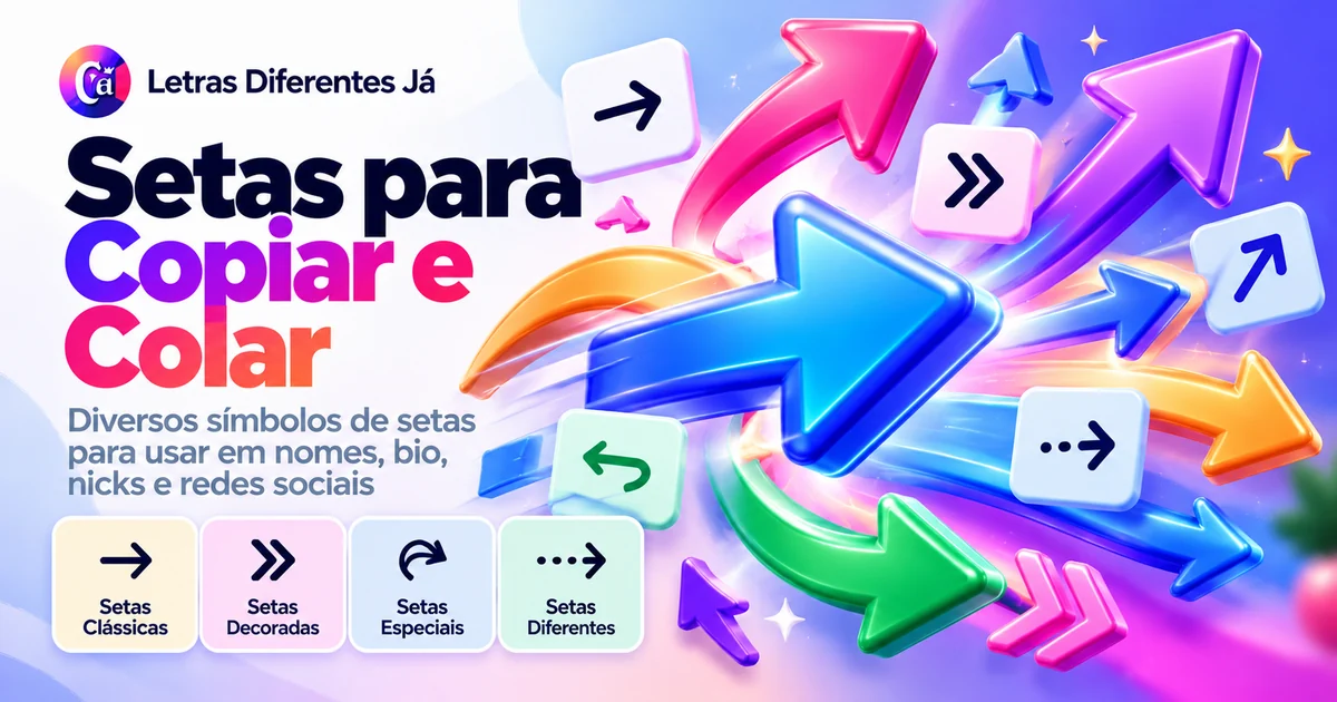 setas para copiar e colar