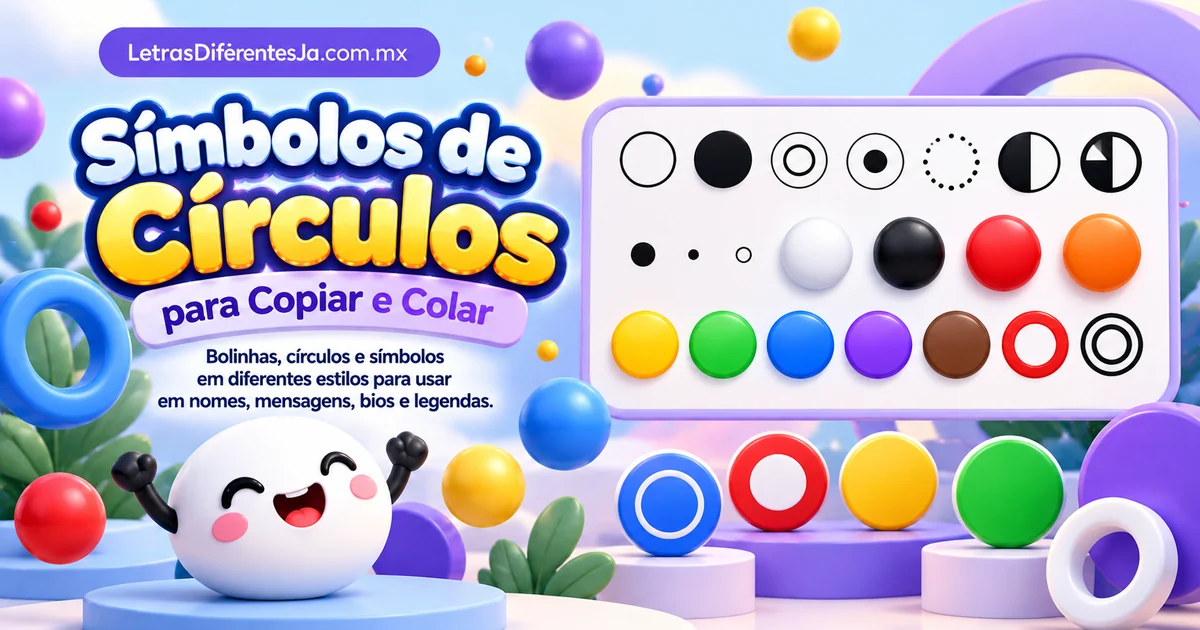 simbolos de circulos