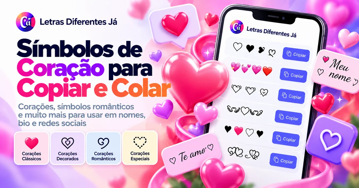 simbolos de coracao para copiar