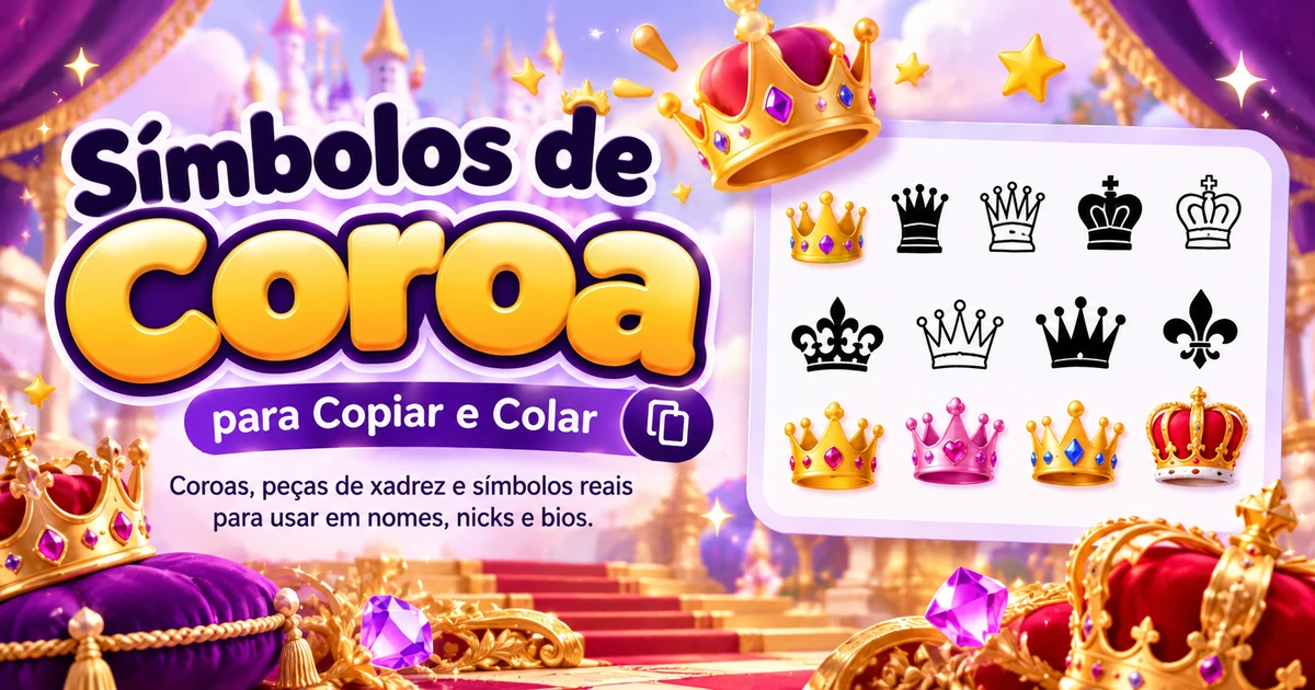 simbolos de coroa