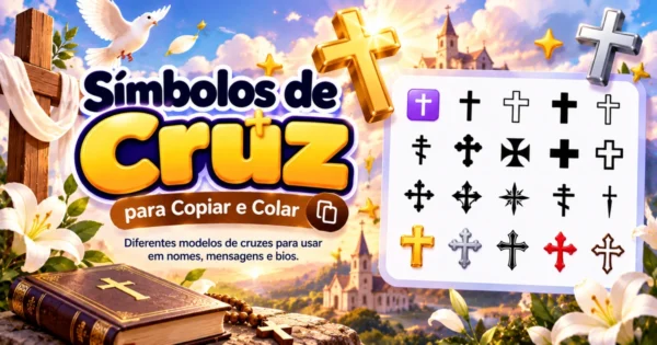 Símbolos de Cruz para Copiar e Colar
