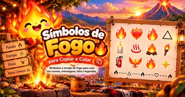 Símbolos de Fogo para Copiar e Colar