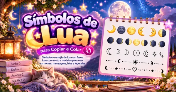 Símbolos de Lua para Copiar e Colar
