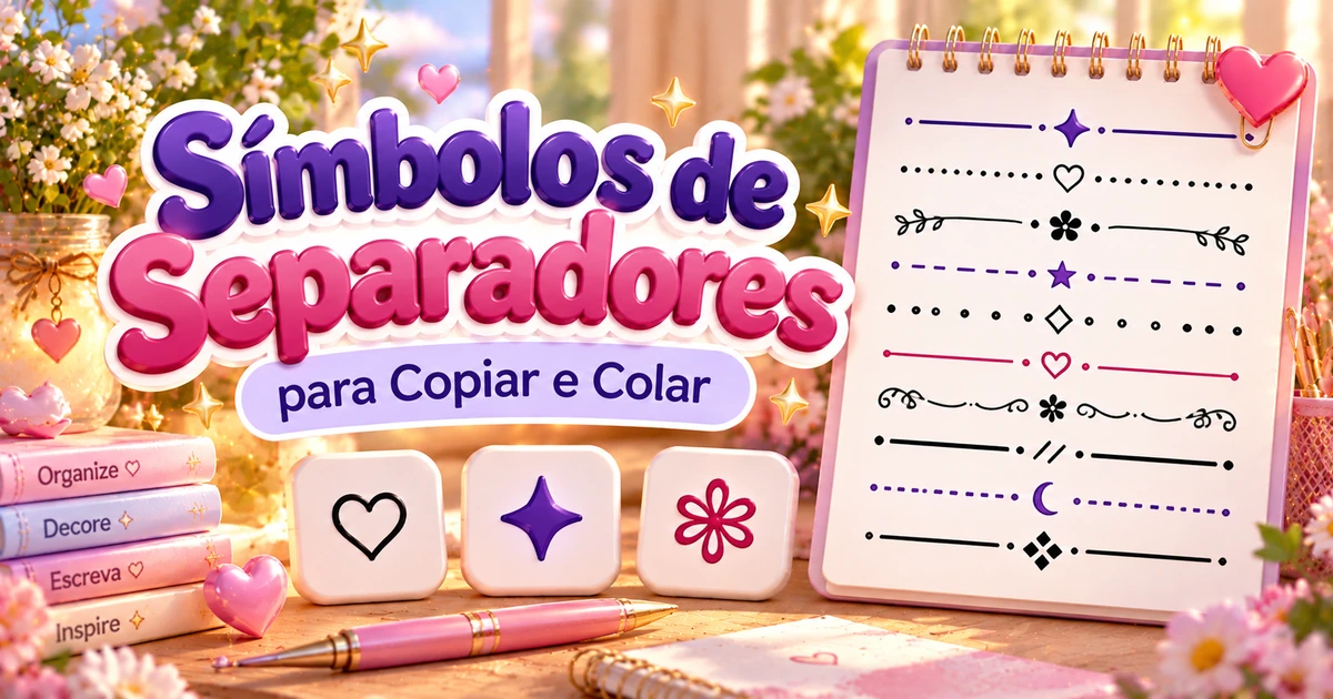 simbolos de separadores