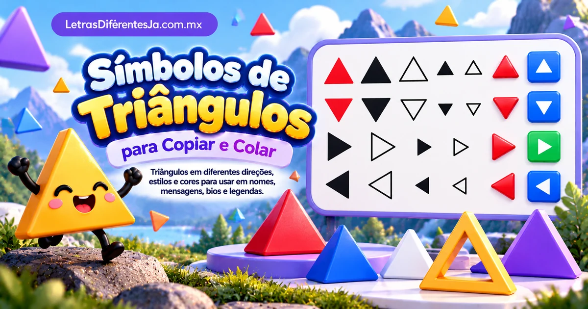simbolos de triangulos