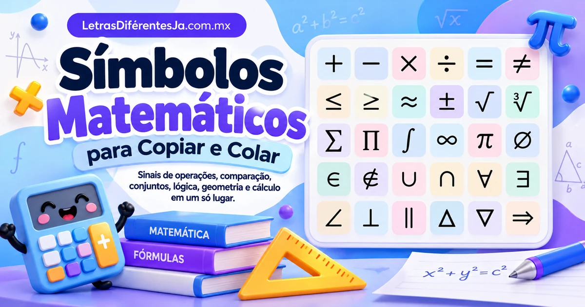 simbolos matematicos