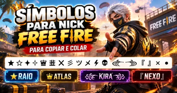 Símbolos para Nick Free Fire