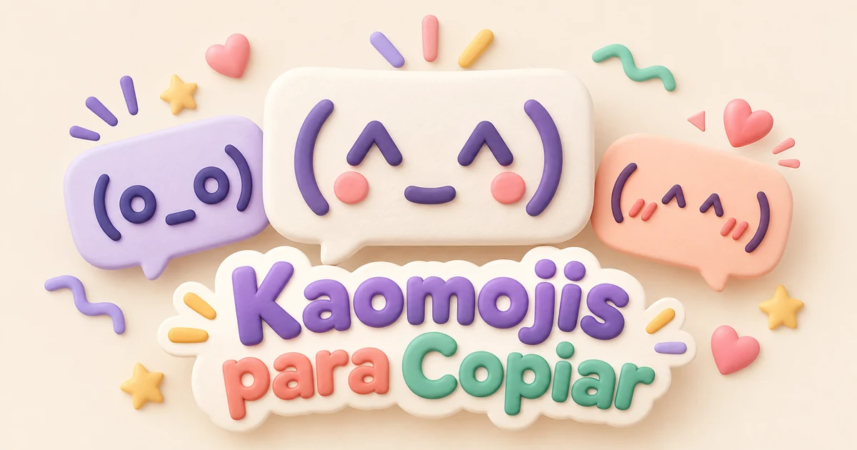 kaomojis para copiar e colar
