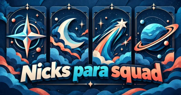 Quatro emblemas de jogadores com o título Nicks para squad